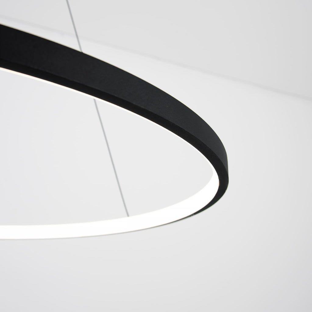 One Ring Inside Chandelier-Black