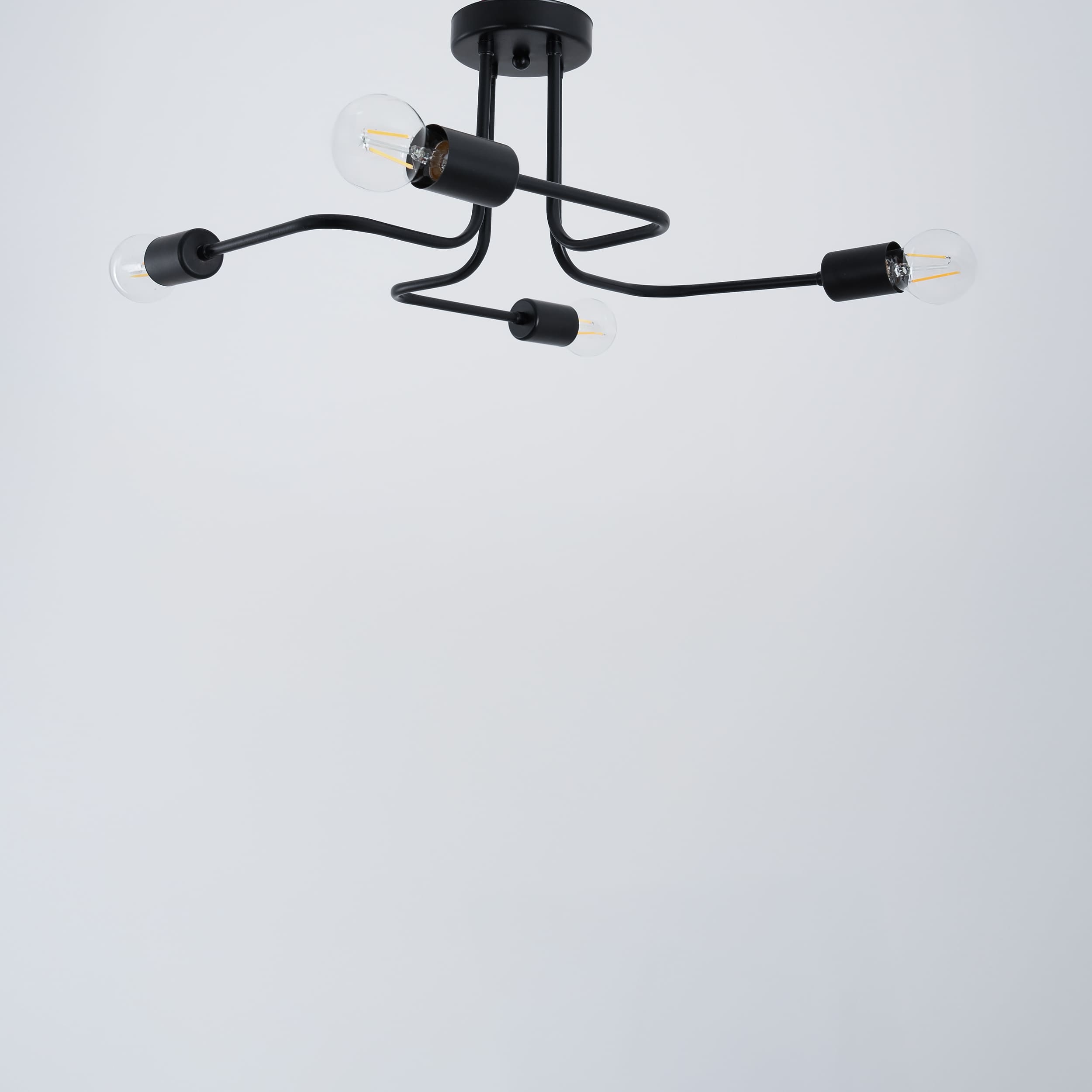 Hetler Chandelier-Black